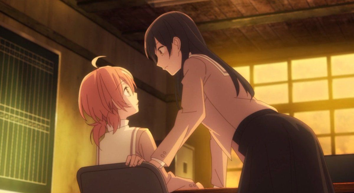 Lesbian Anime Scene